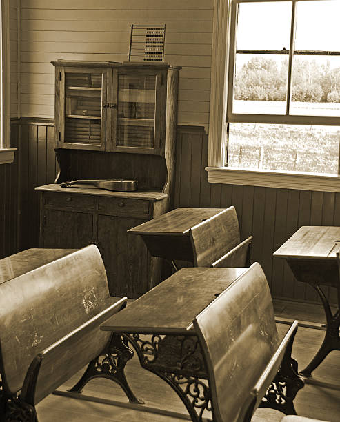 istock Vintage  Classroom in Sepia 172482323