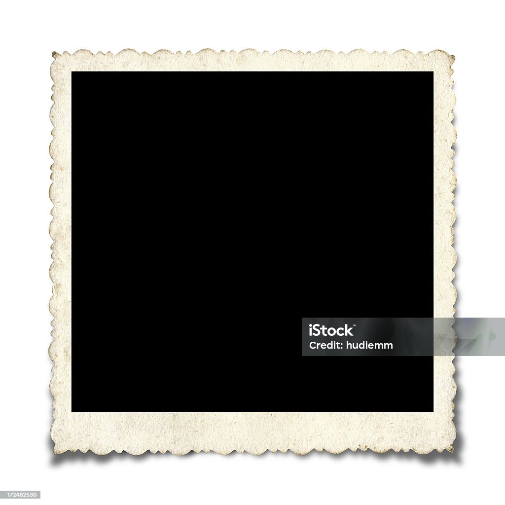 Blank Picture Frame paper textured background Blank Picture Frame (Within the clipping path) paper textured background isolated on white background with Drop Shadow. Border - Frame Stock Photo