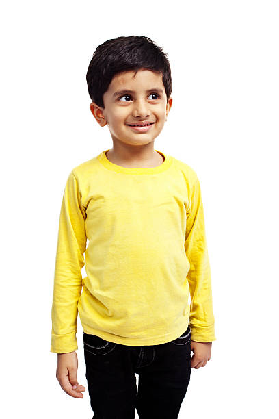 istock One Casual Indian Boy Child Isolated on White 172482557