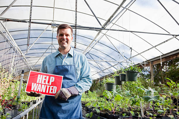 istock Help Wanted in garden center 172482594