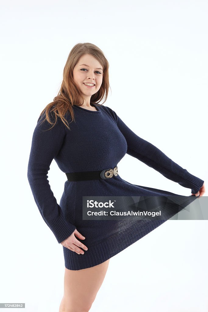 Jovem mulher com excesso de peso - Foto de stock de 20-24 Anos royalty-free