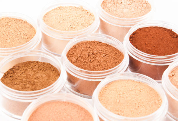 Organic Mineral Makeup stock photo