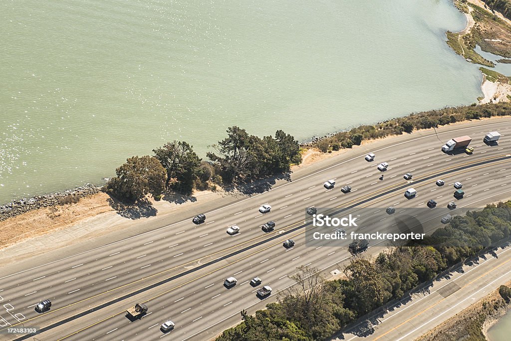 Estrada do céu da Califórnia - Royalty-free Acima Foto de stock