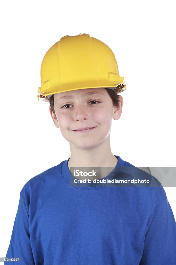 Enfant Construction Travailleur - Photo de 10-11 ans libre de droits