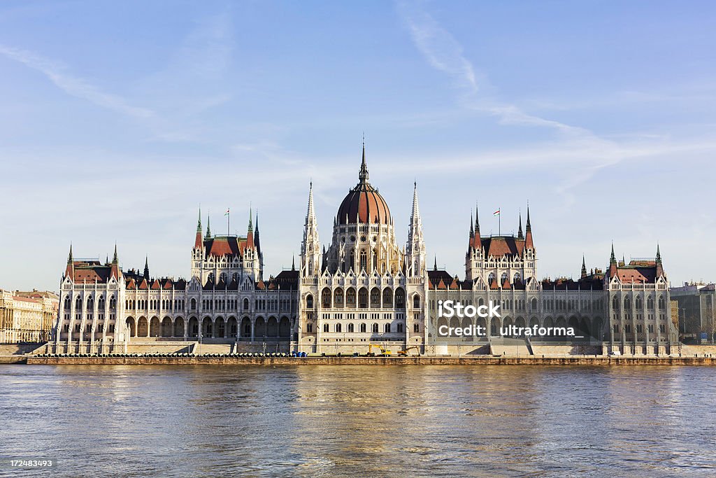 Sede do Parlamento húngaro - Royalty-free Antigo Foto de stock