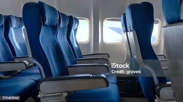 엠티 좌석 상업용 항공기 0명에 대한 스톡 사진 및 기타 이미지 - 0명, 교통 수단 좌석, 날기