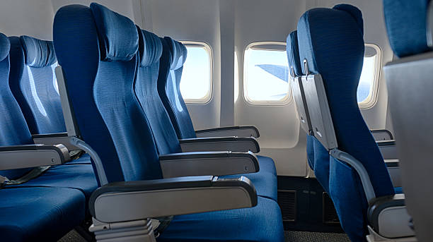 istock Empty seats on a commercial airplane. 172483540
