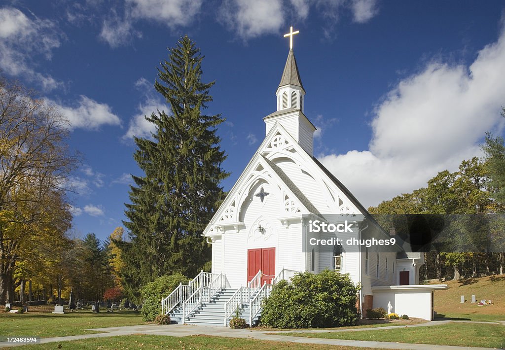 Belle petite Église, Cornwall Bridge Road, dans le Connecticut - Photo de Architecture libre de droits