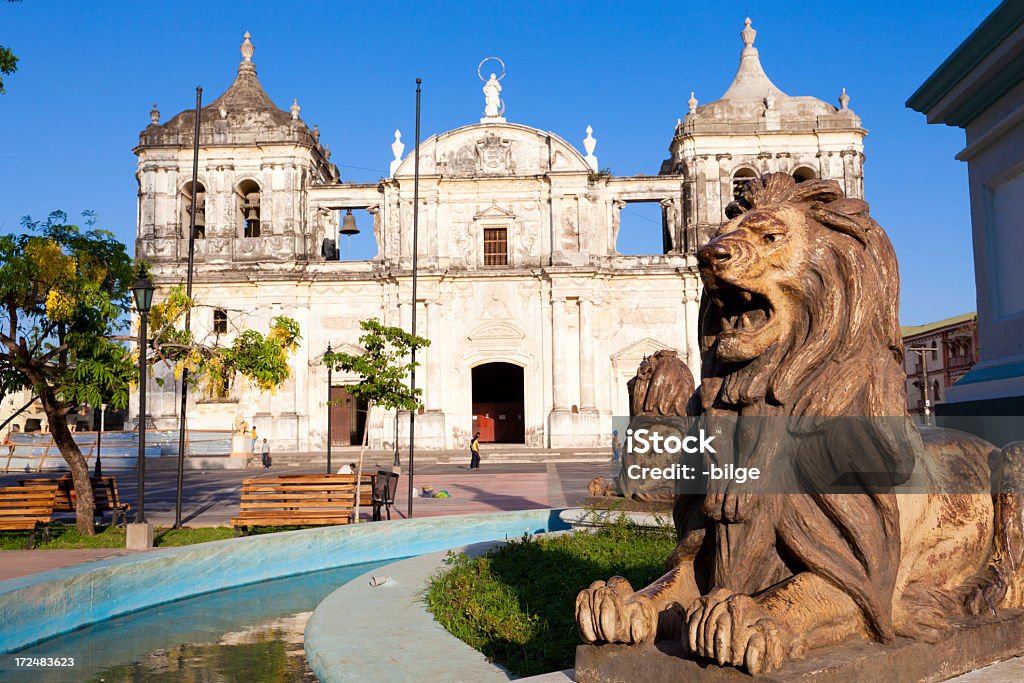 Catedral де Леон, Никарагуа - Стоковые фото Никарагуа роялти-фри