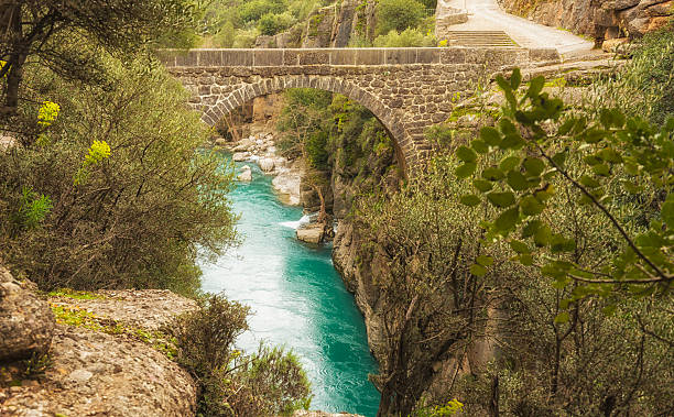 istock Old bridge in Kopru Canyon 172483656