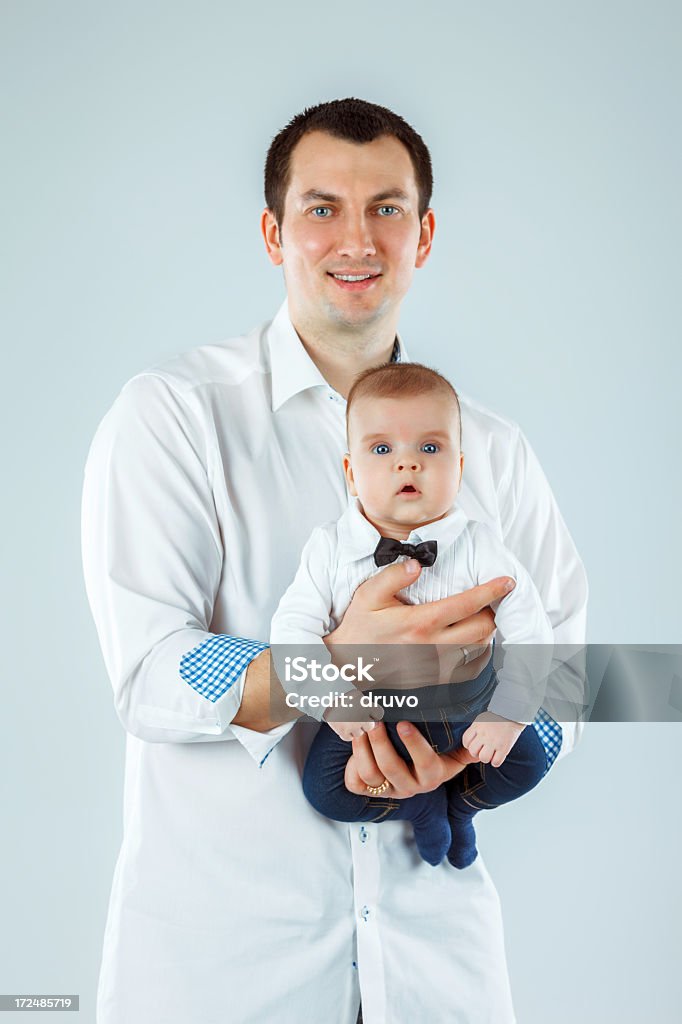 Padre e figlio - Foto stock royalty-free di 6-11 Mesi