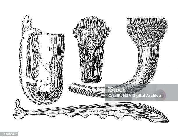 ネイティブアメリカンの芸術品アンティークの彫り込み - 19世紀のベクターアート素材や画像を多数ご用意 - 19世紀, お土産, アメリカ合衆国