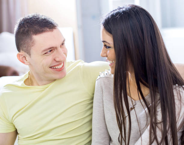 istock Cheerful couple at home. 172486477