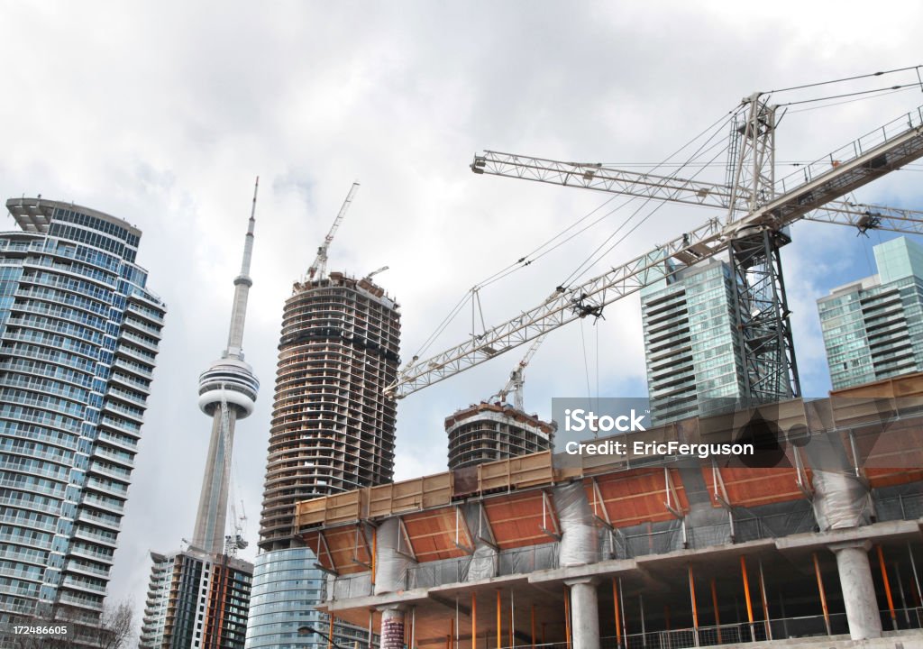 Toronto en construcción - Foto de stock de Toronto libre de derechos