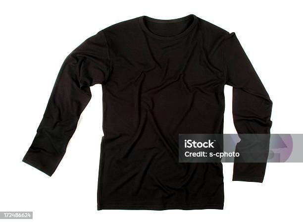 Black Sweatshirt Stock Photo - Download Image Now - Black Color, Sweatshirt, White Background