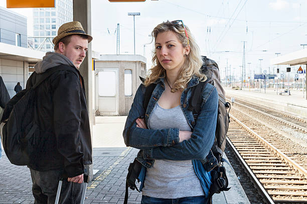 istock young adults traveling with train having an argument 172487250