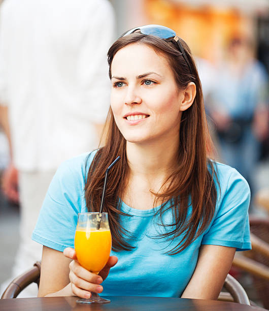 istock Young Woman in a Cafe 172487501