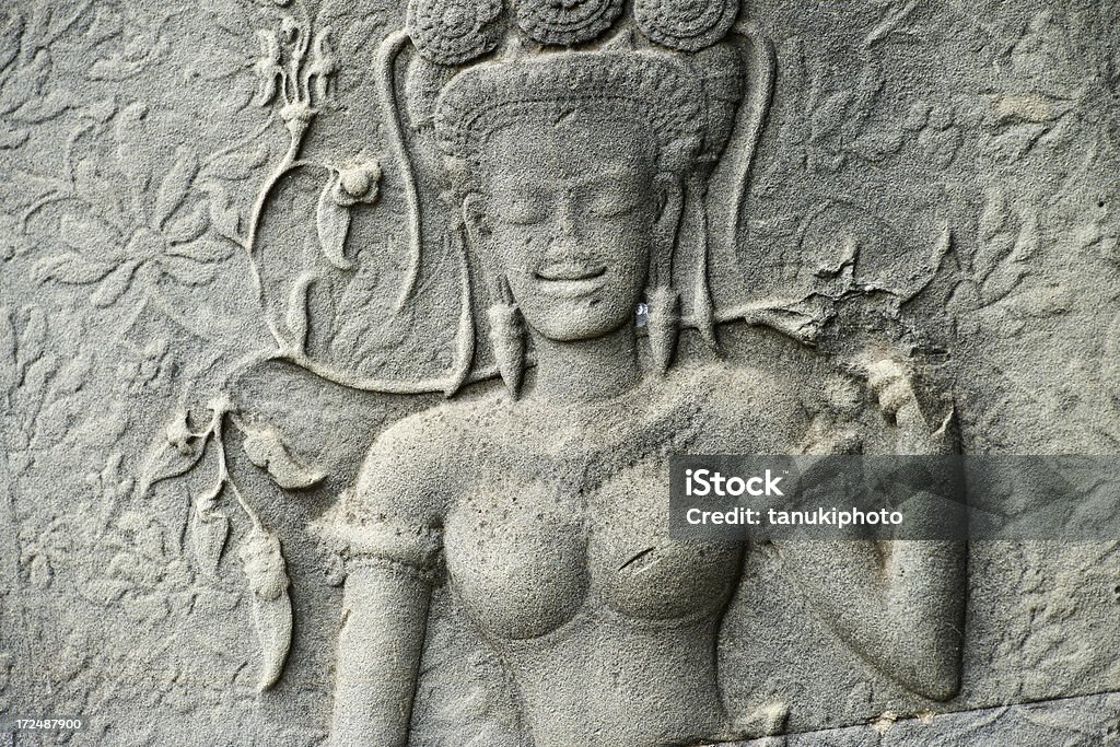 Apsara Dançarino - Foto de stock de Angkor royalty-free