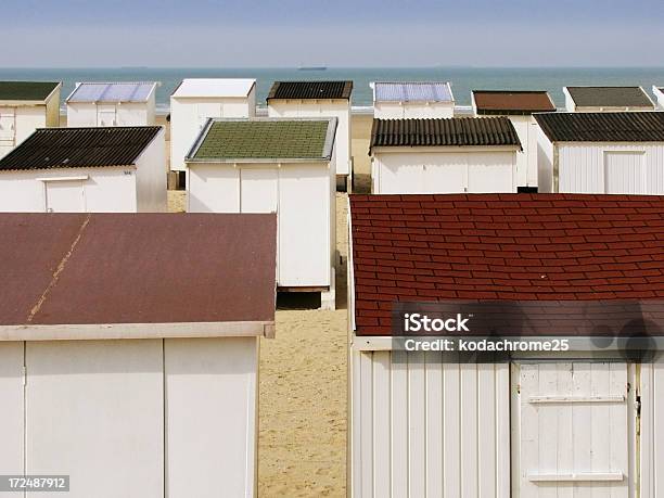 Beach Huts Stock Photo - Download Image Now - Calais, Beach, Beach Hut