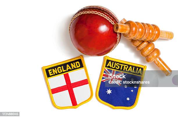 Photo libre de droit de Angleterre Contre Australie The Ashes banque d'images et plus d'images libres de droit de Australie - Australie, Balle de cricket, Angleterre