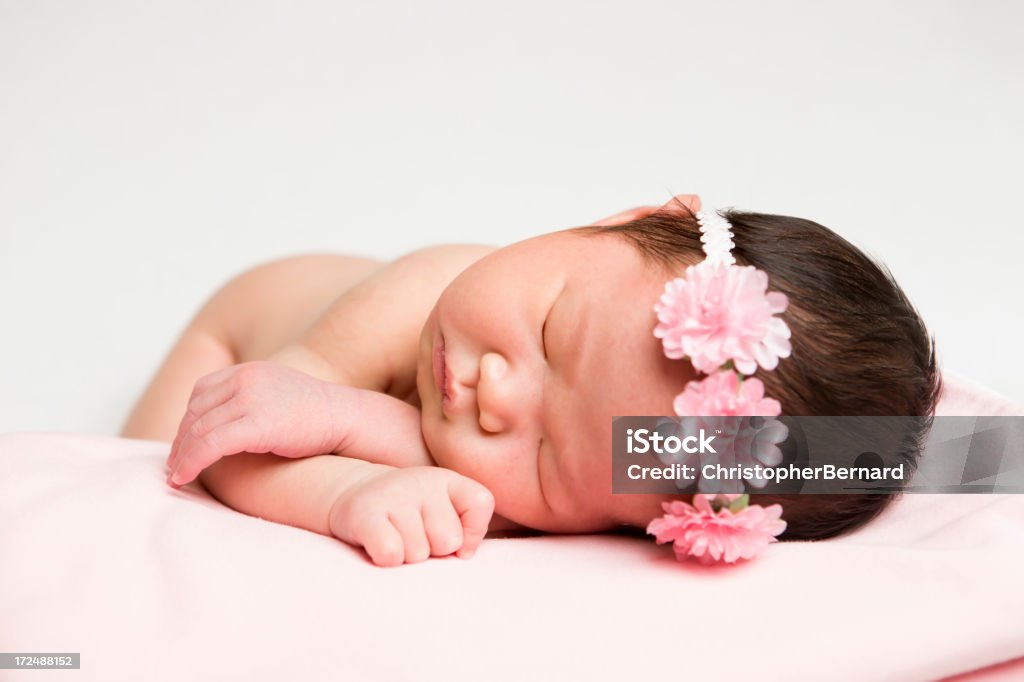 Ragazza bambino neonato - Foto stock royalty-free di 0-1 Mese