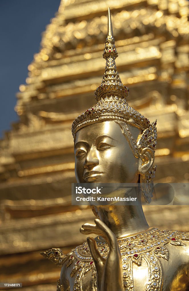 Ват Пхра Кео в Бангкоке - Стоковые фото Азия роялти-фри