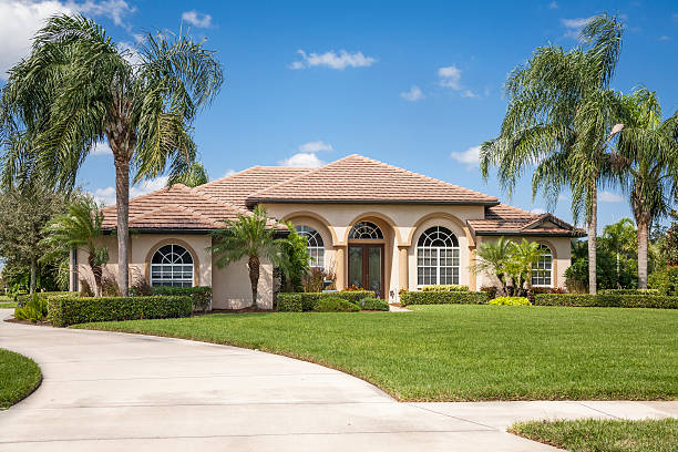 istock A modern upscale home with palm trees in the tropics 172488874