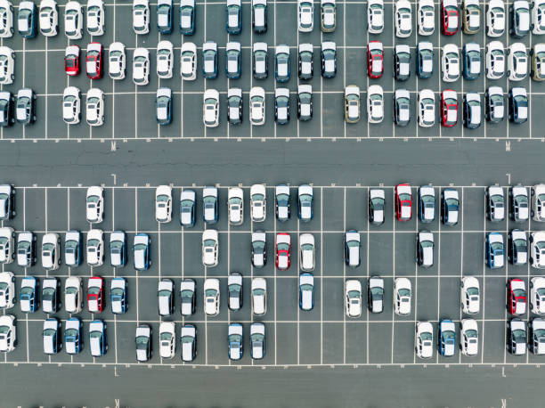 istock Automobiles Recently Unloaded At Port 1724895992