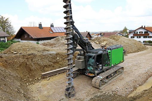 A large drill for drilling geothermal and stability pillar
