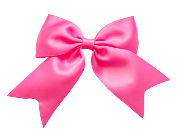 istock pink gift bow isolated on white background 1724981042