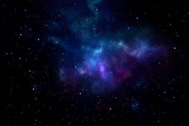 istock Cosmic illustration. Beautiful colorful space background. Watercolor Cosmos 1724982259