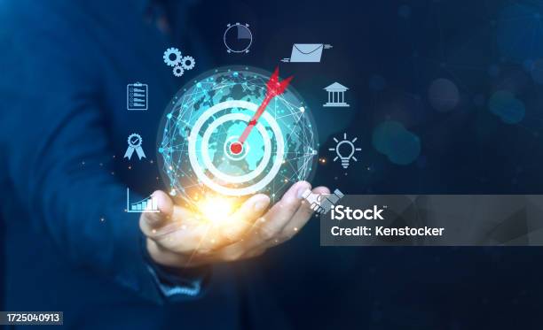 Innovative Objective Business Objective Target And Goal Concept Technology And Innovation ...