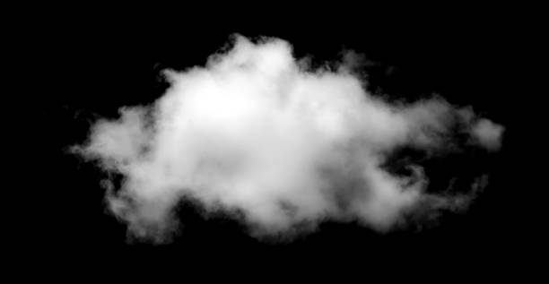 istock Textured Smoke,Abstract white,isolated on black background 1725110714