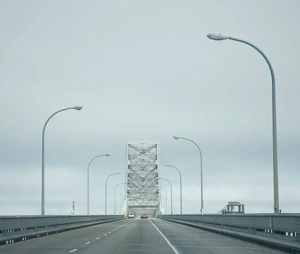 "Richmond-San Rafael Bridge Approach Ramp in SF Bay Area, typical foggy weatherMore photos of the San Francisco Bay Area and northern California are in"