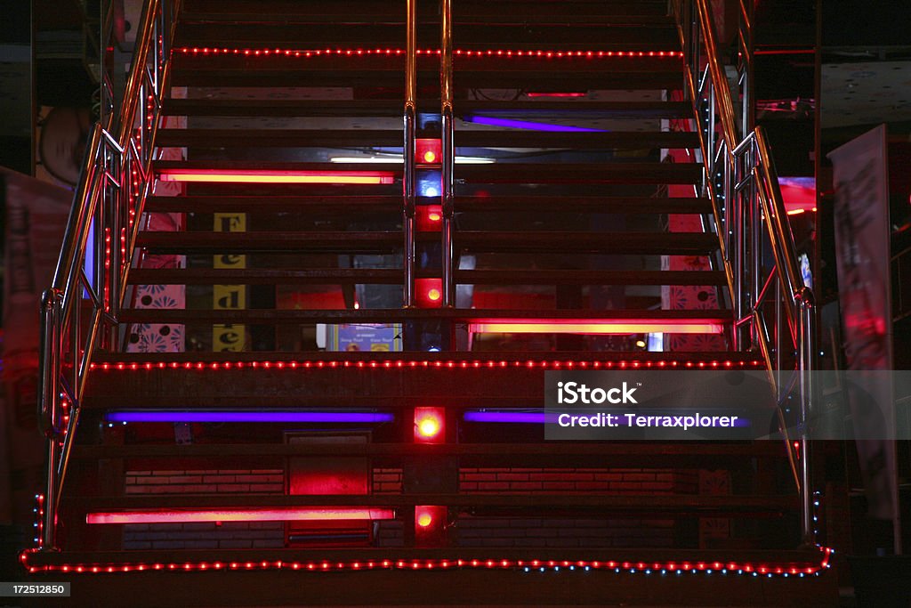 Escada na discoteca - Royalty-free Discoteca Foto de stock