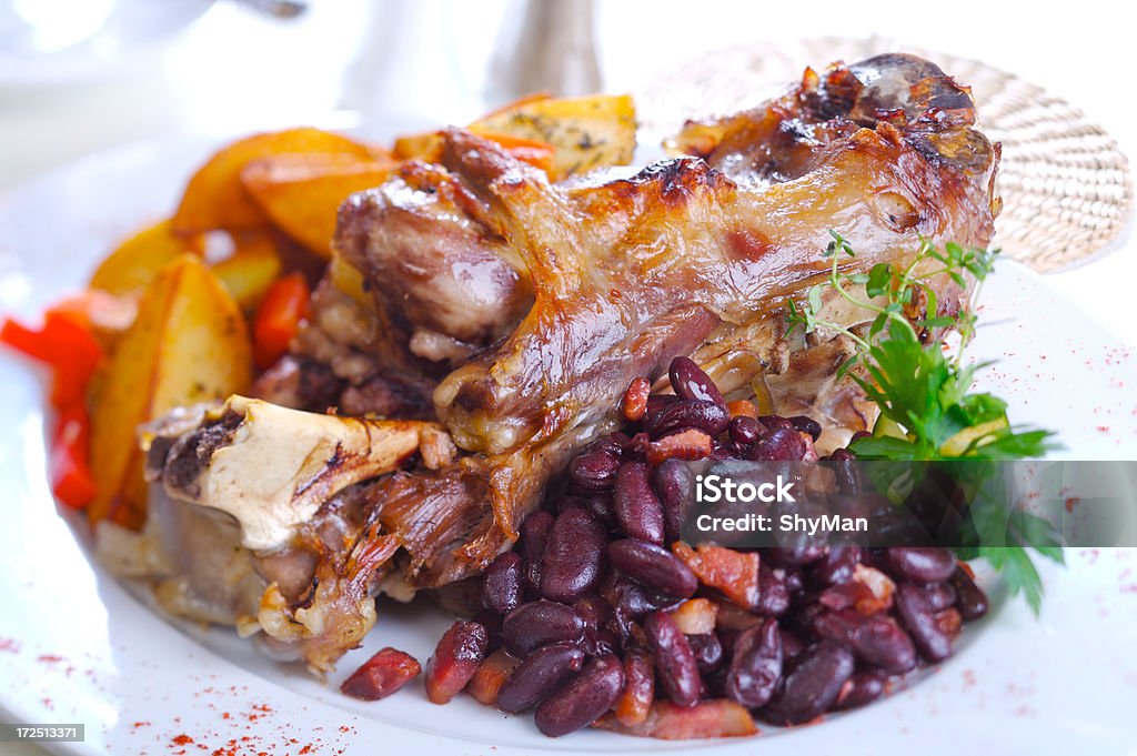 Veal shank - ossobuco Italian style ossobuco - veal shank Bean Stock Photo