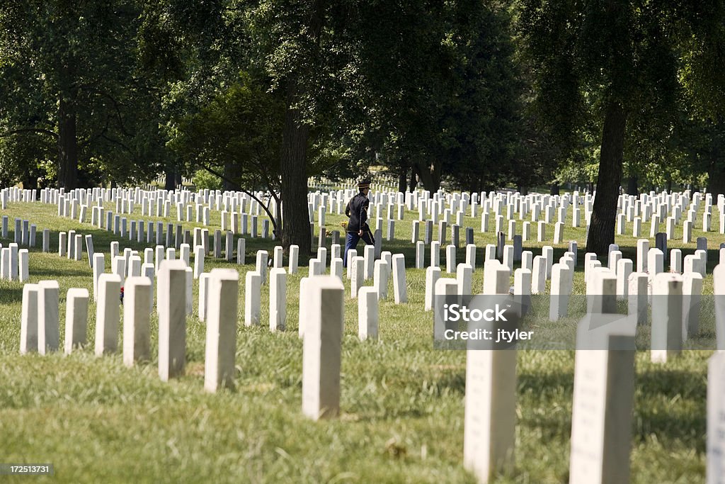 Caminhar entre os Gravestones - Royalty-free Arlington - Virgínia Foto de stock