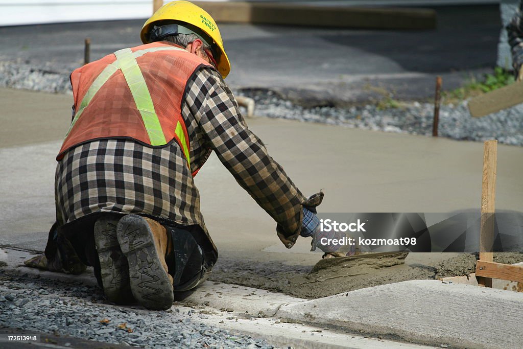 歩道の建設 - 建設のロイヤリティフリーストックフォト