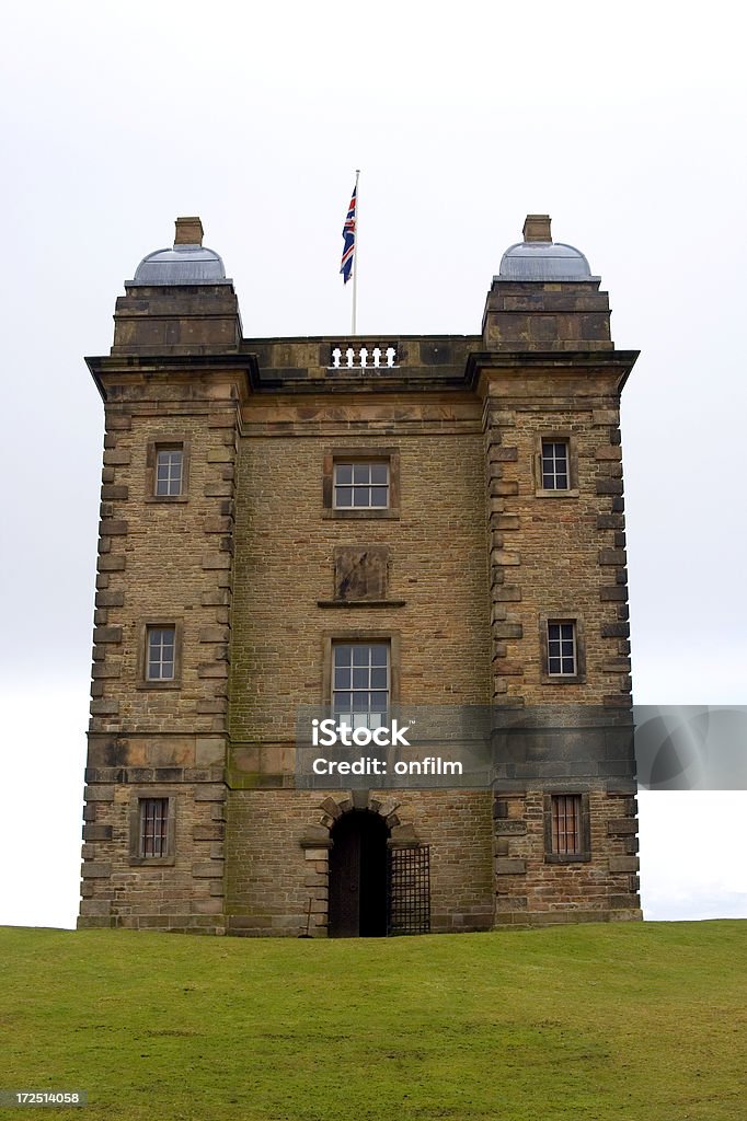 Охотничий Башня - Стоковые фото Lyme Park роялти-фри