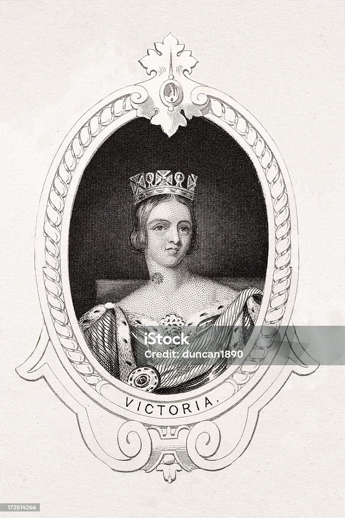 Królowa Victoria - Zbiór ilustracji royalty-free (Victoria I)