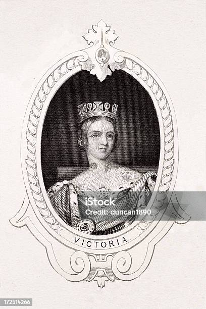 Królowa Victoria - Stockowe grafiki wektorowe i więcej obrazów Victoria I - Victoria I, 18-19 lat, Księżna - Członek rodziny królewskiej