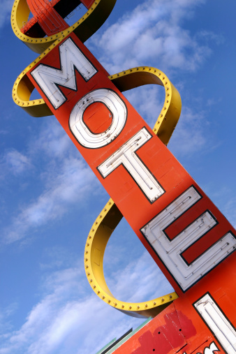 Very cool vintage motel sign from the 50's – 60's.