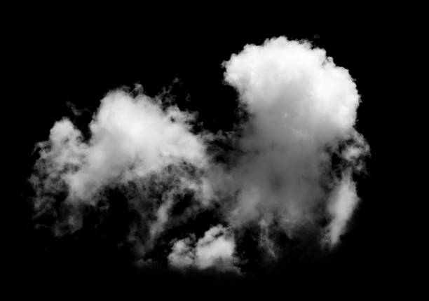 istock Textured Smoke,Abstract white,isolated on black background 1725145290