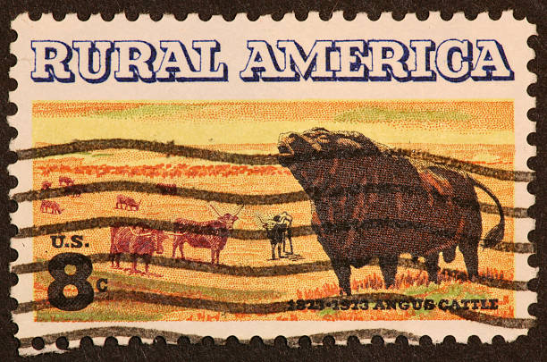 istock rural America stamp 1970's 172514754