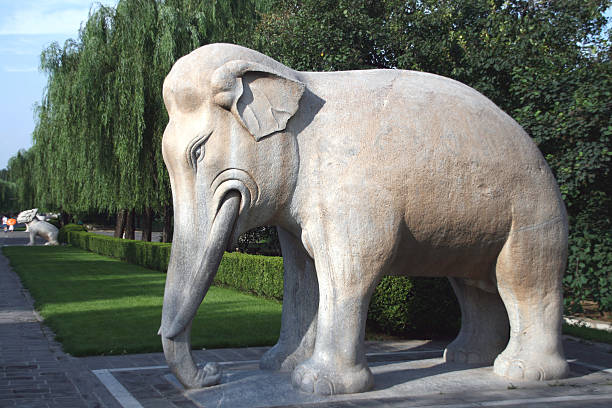 istock Statues in the Ming Tombs grounds 172514777