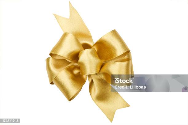 Bow Oro Serie Xl Foto de stock y más banco de imágenes de Dorado - Color - Dorado - Color, Lazo - Nudo, Cinta