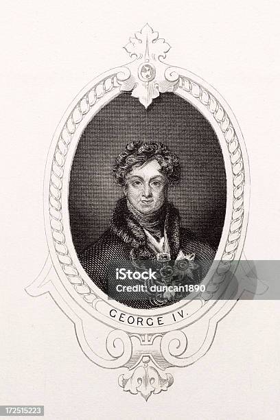 Re Giorgio Iv - Immagini vettoriali stock e altre immagini di Giorgio IV - Giorgio IV, Incorniciatura, Stile Regency