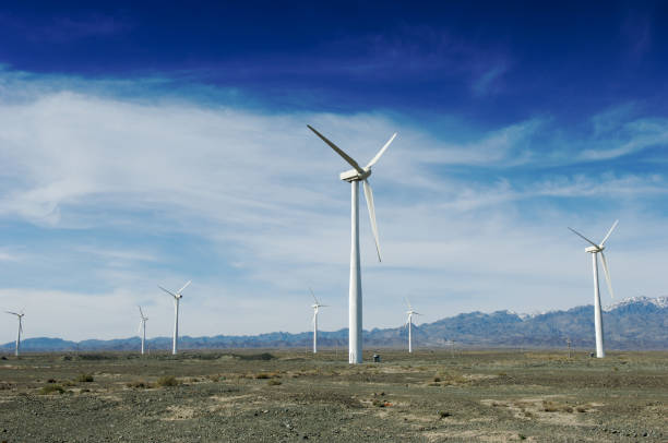 istock Modern windfarm - alternative energy in China 172515393