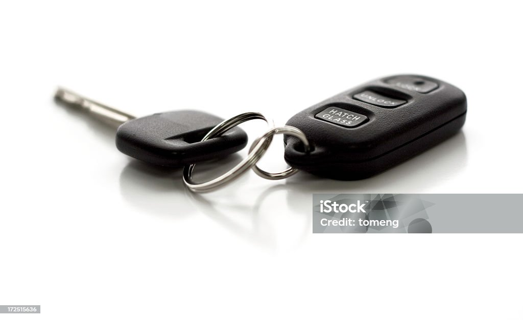 Autoschlüssel mit Fernbedienung Accessoires - Lizenzfrei Autoschlüssel Stock-Foto