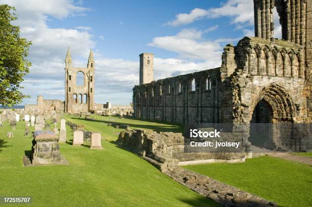 St Andrews Katedra - zdjęcia stockowe i więcej obrazów St Andrews - St Andrews, Szkocja, Bez ludzi